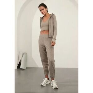 Athleta Taupe Track Joggers